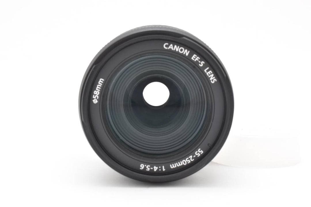 軽量望遠レンズ Canon キャノン EF-S 55-250 F4-5.6 IS