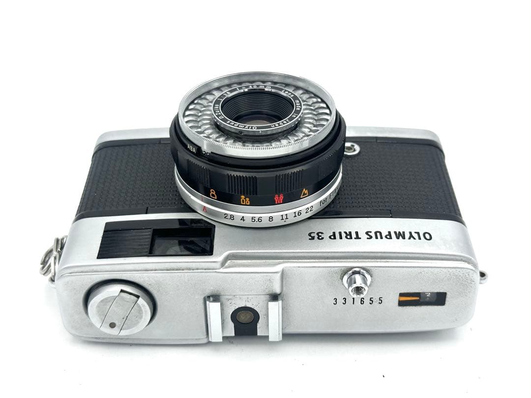 【完動品】OLYMPUS TRIP 35 フィルムカメラ 動作確認済 赤ベロOK