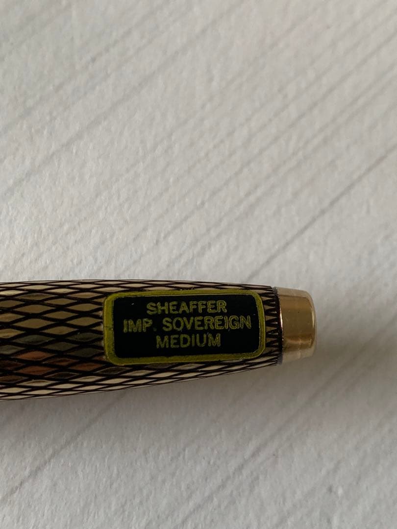 Sheaffer インペリアル 万年筆 14K GF軸 14Kペン先