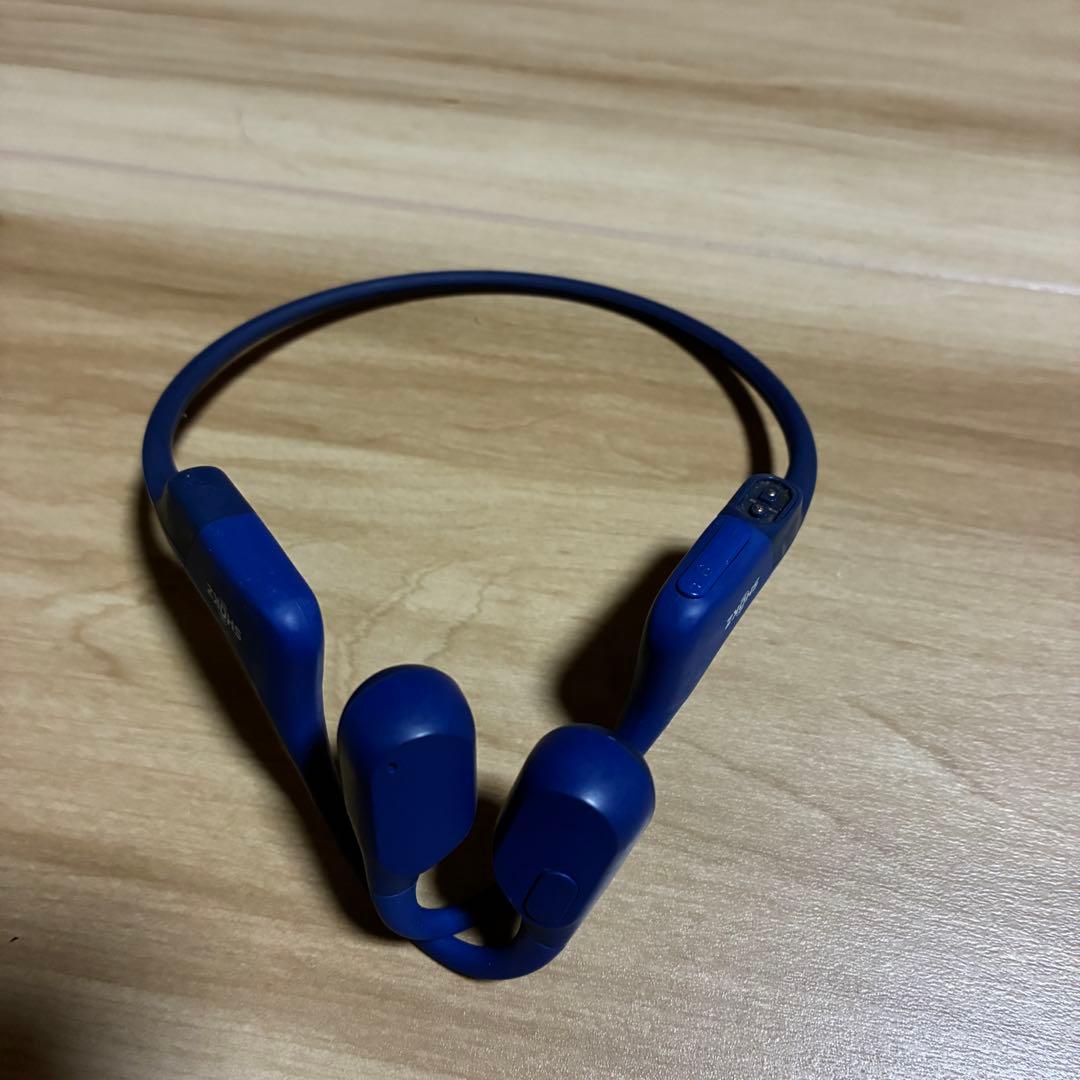 shokz OpenRun S803 ブルー 充電ケーブル付き