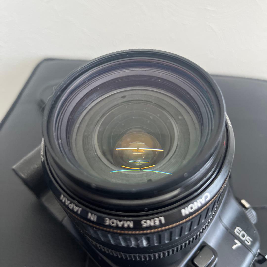 ジャンク品 cannon キャノン EOS 一眼レフフィルムカメラ レンズ付き