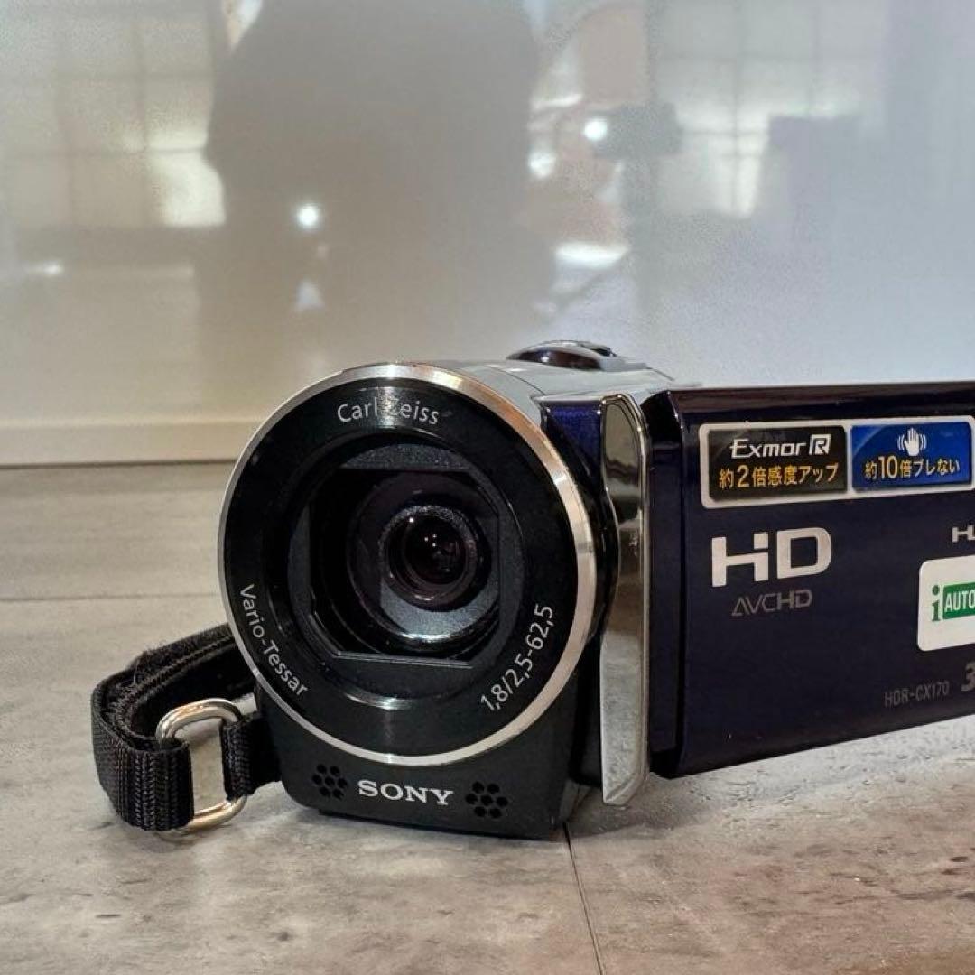 SONY HDR-CX170 ビデオカメラ　付属品あり