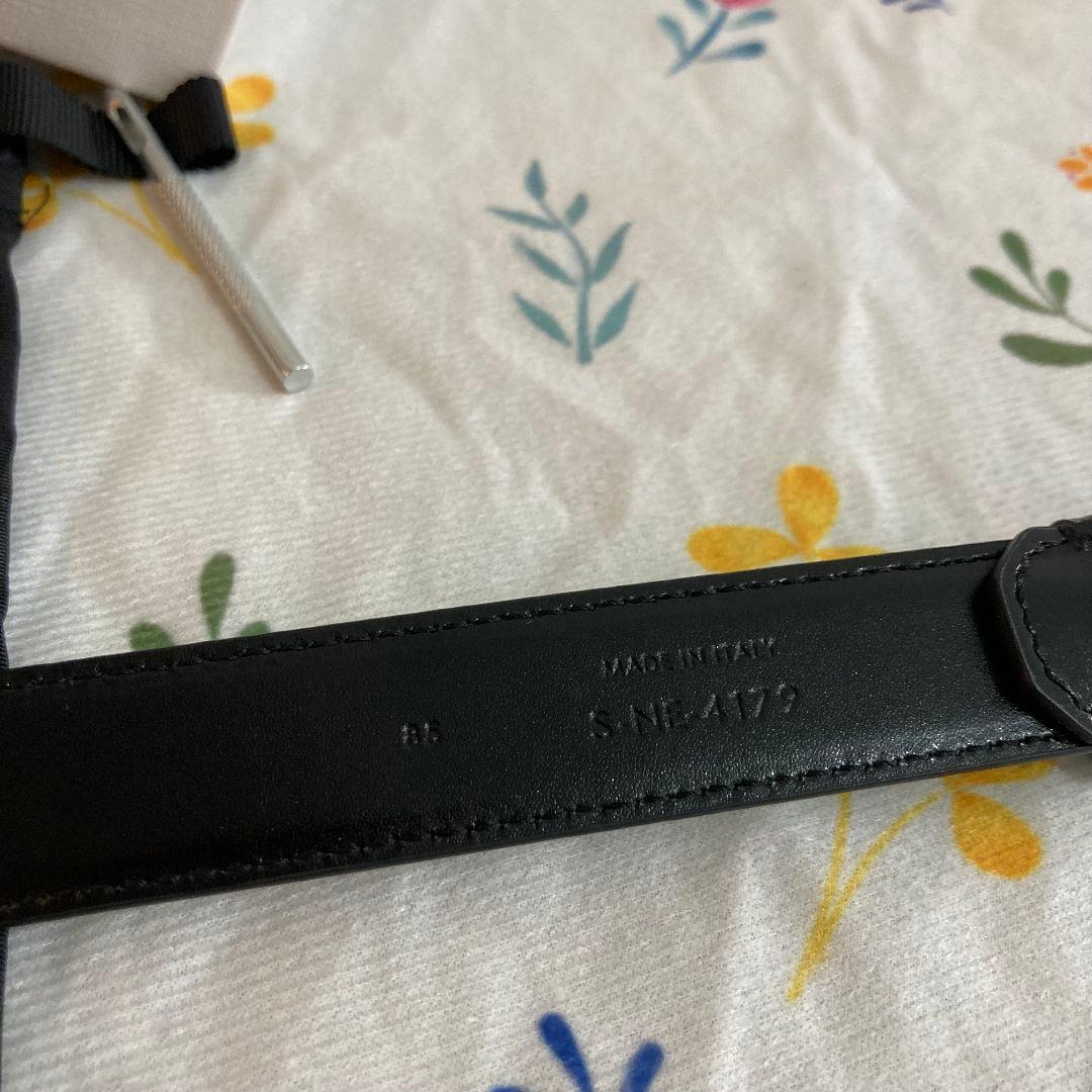 セリーヌ トリオンフ ベルト 85 レザー ブラック ゴールド