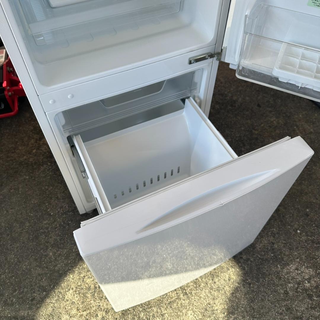 【美品】東芝 GRP15BS(W) 2ドア冷蔵庫 自動霜取りモデル