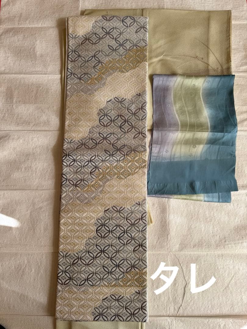 唐織　七宝繋ぎ　フォーマル袋帯　帯揚げセット　卒業式　入学式　結婚式