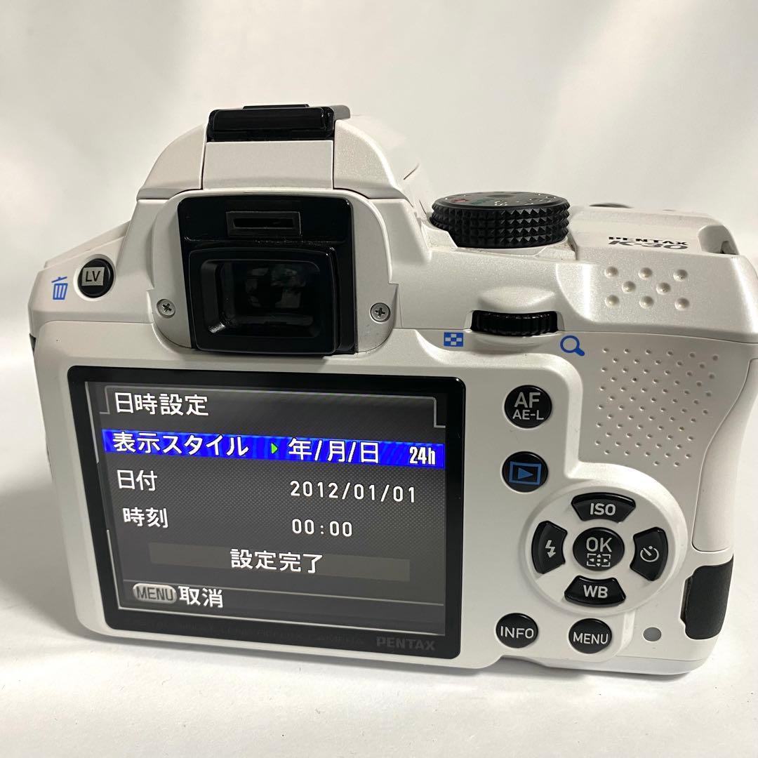 PENTAX デジタル一眼レフカメラ K30 ホワイト ボディ
