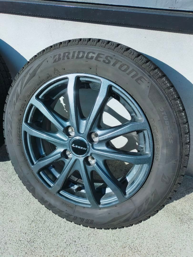 ブリヂストンVRX2 タイヤホイールセット 155/65R14 2本 NO.②