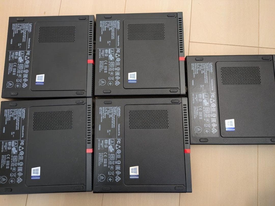 Lenovo M710q Core i3-7100T 8GB 5台　アダプター