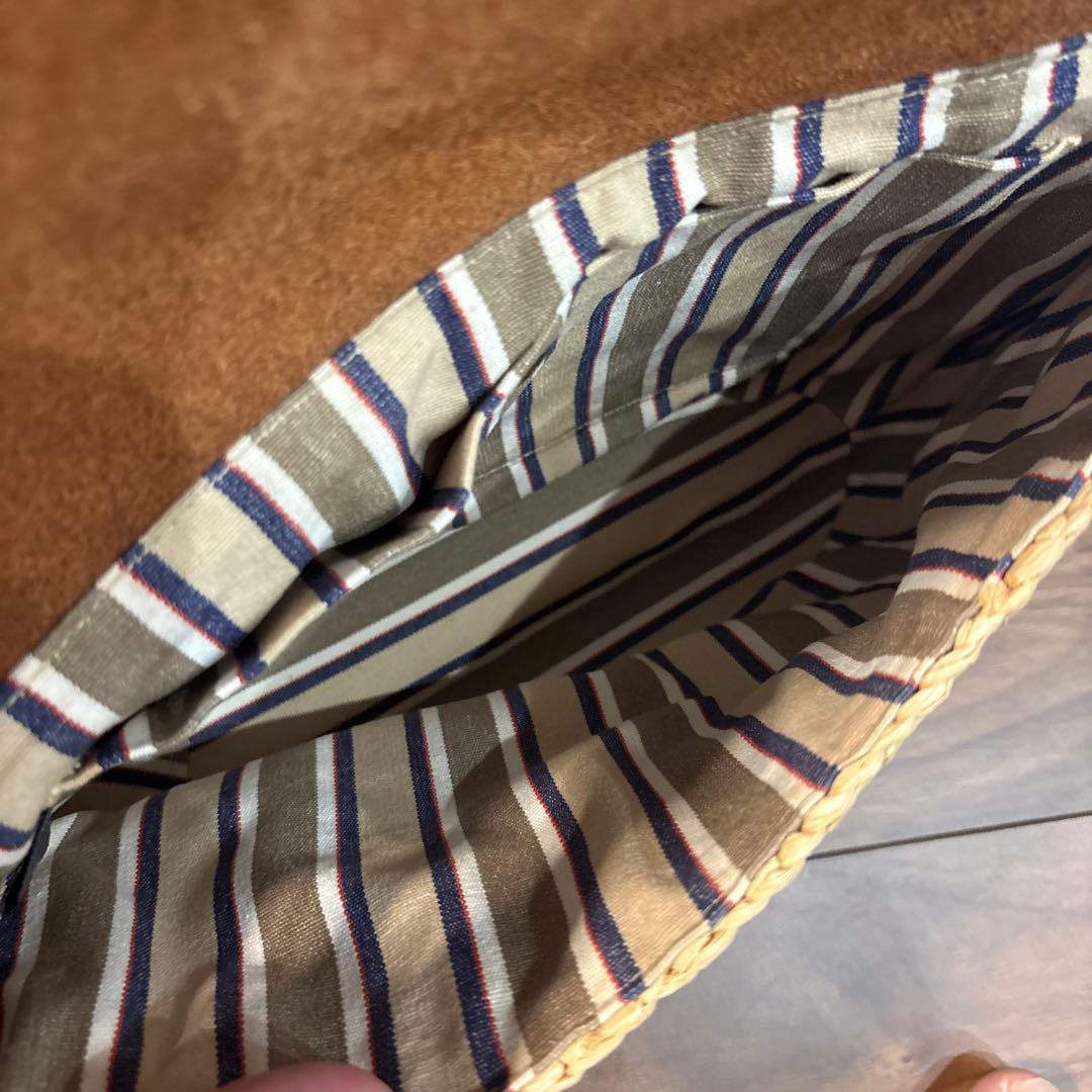 【極美品】IL BISONTE イルビゾンテ カゴ レザー ショルダーバッグ