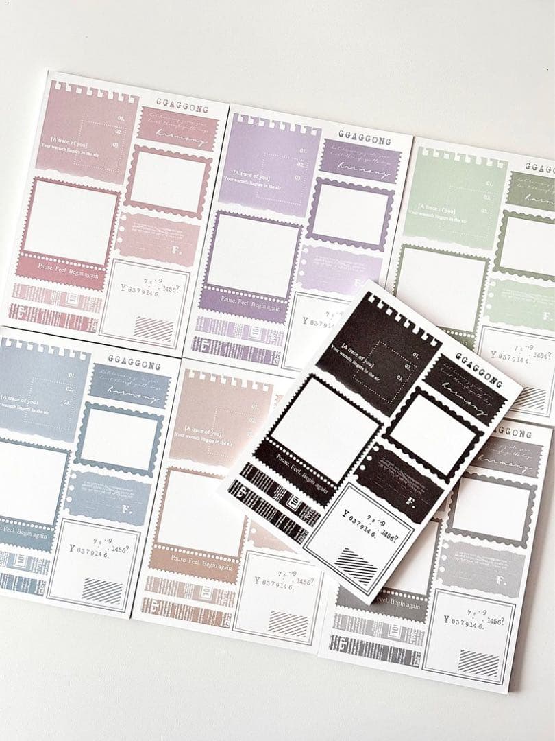 コラージュ素材　紙もの　素材紙　【2586】