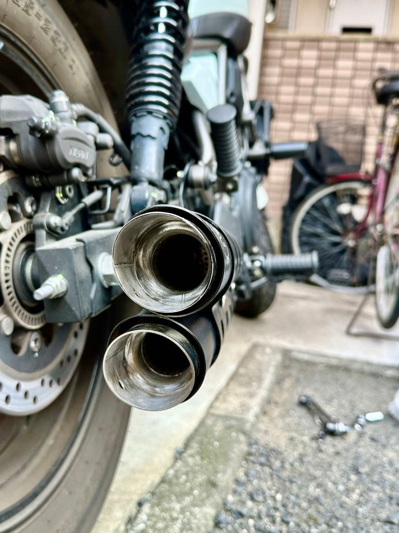 カワサキ エリミネーター400 用カスタムマフラー EL400 V1