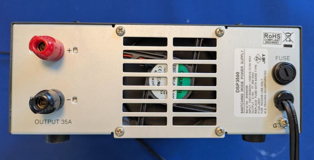 第一電波工業 DSP3500 直流安定化電源 DC 3-15V 35A