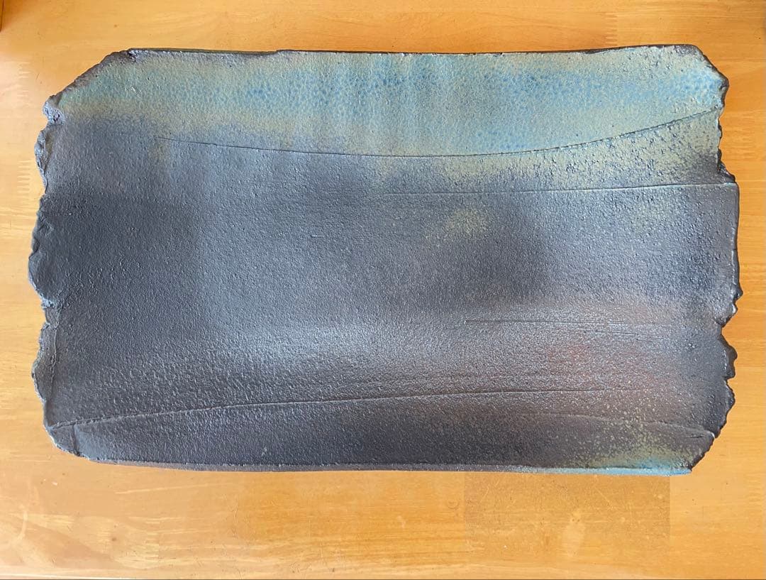 加藤清之　青灰釉　皿