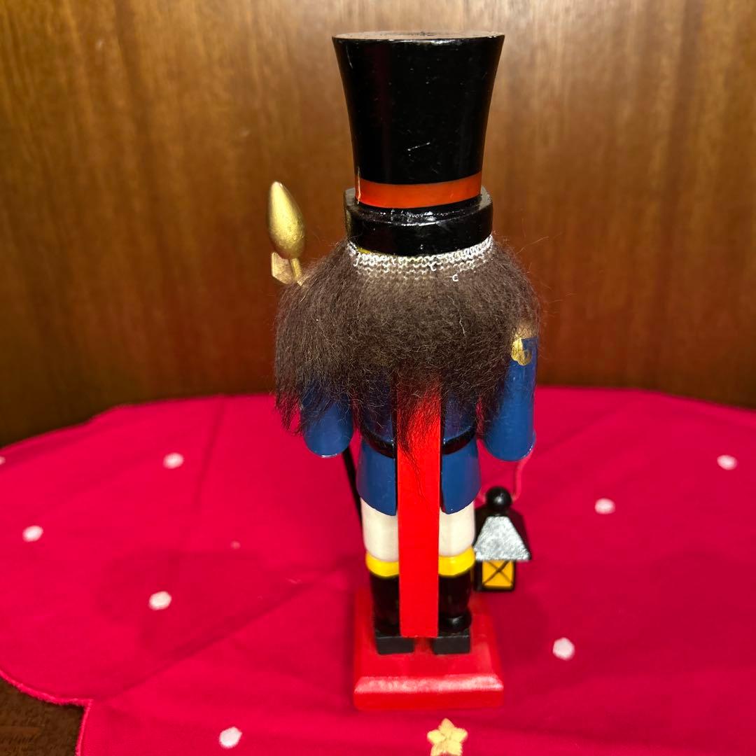 ヴィンテージ美品ドイツ ザイフェン くるみ割り人形 兵隊ランタン戦斧 クリスマス