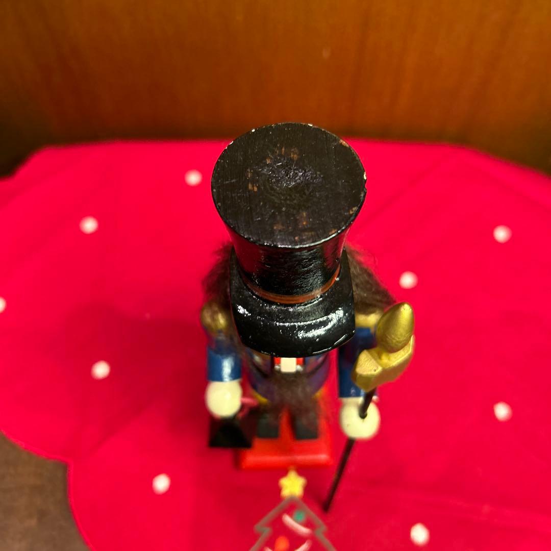ヴィンテージ美品ドイツ ザイフェン くるみ割り人形 兵隊ランタン戦斧 クリスマス