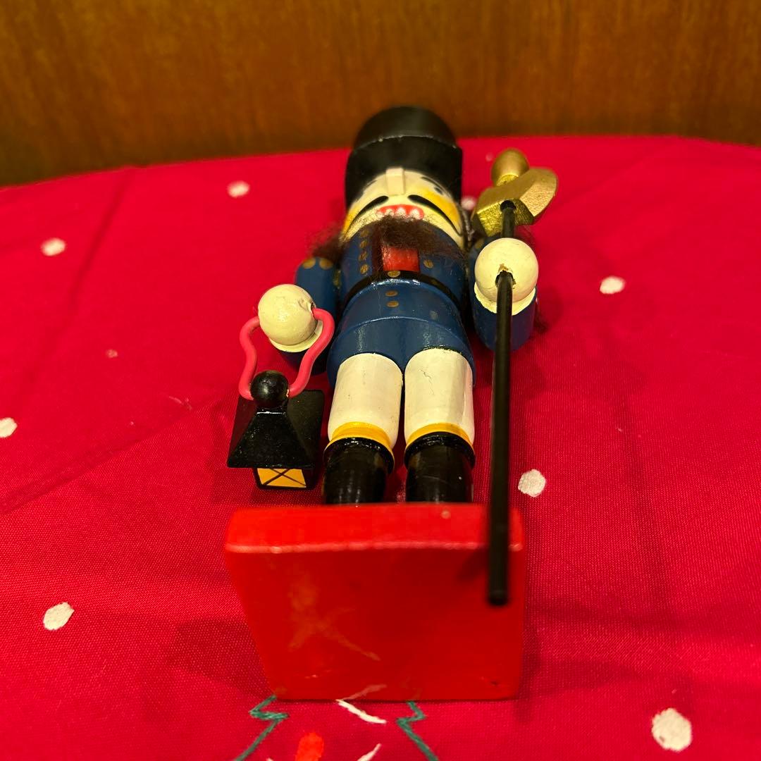 ヴィンテージ美品ドイツ ザイフェン くるみ割り人形 兵隊ランタン戦斧 クリスマス