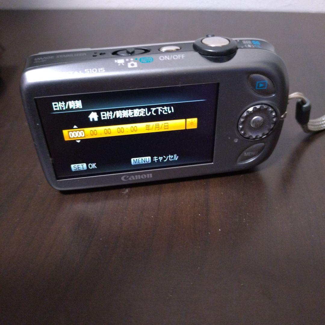 Canon IXY DIGITAL 510IS 本体と付属品