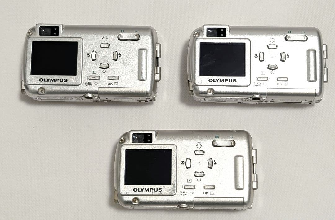 OLYMPUS デジタルカメラ 3セット オリンパス 動作品