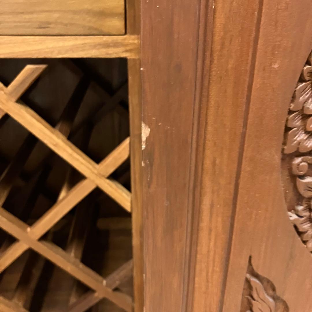 バーカウンター　海外製　レトロ　アンティーク　キャスターあり