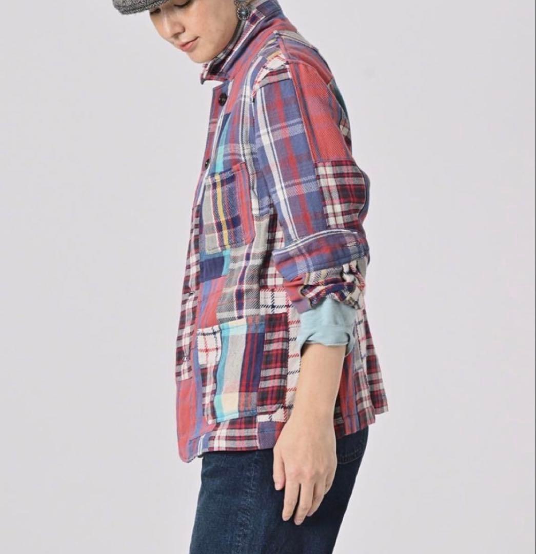 【専用】45R インドネルパッチワークの908 4ポケットシャツ