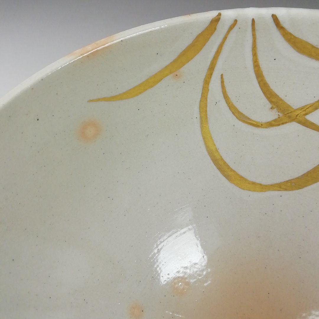 Ｔ４０５　茶碗　『御本手　鶏』『通次嵩山 造』　共箱　抹茶碗　茶道具