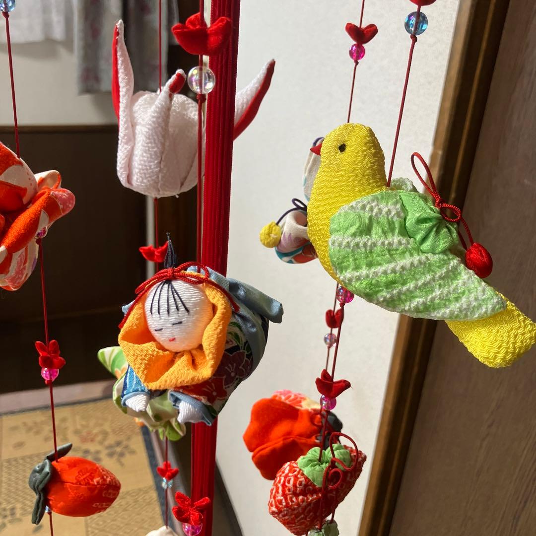 新作　105 さげもん吊るし飾り　初節句吊るし雛