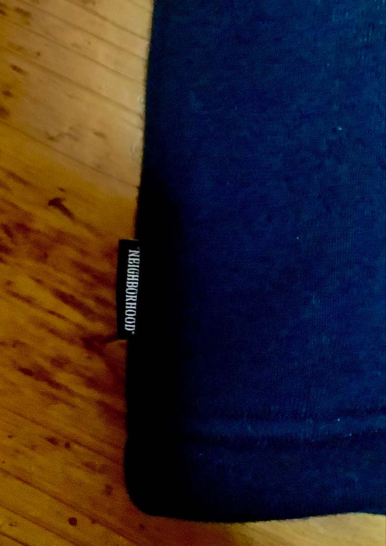 NEIGHBORHOOD NBHDロゴ ブラックスウェット M