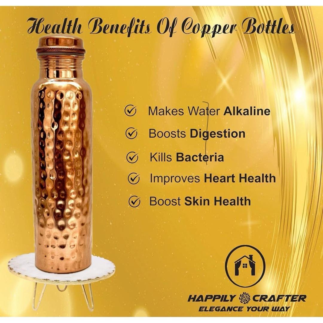 値下げ価格　銅製1L水筒と2個カップセット