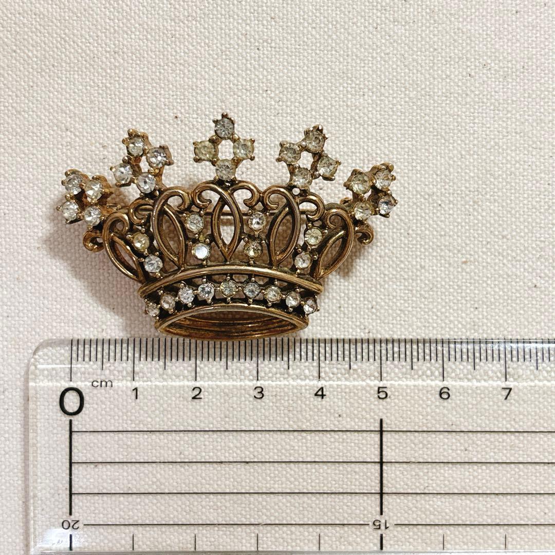 トリファリ ゴールド 大きめ 王冠のブローチ ピン