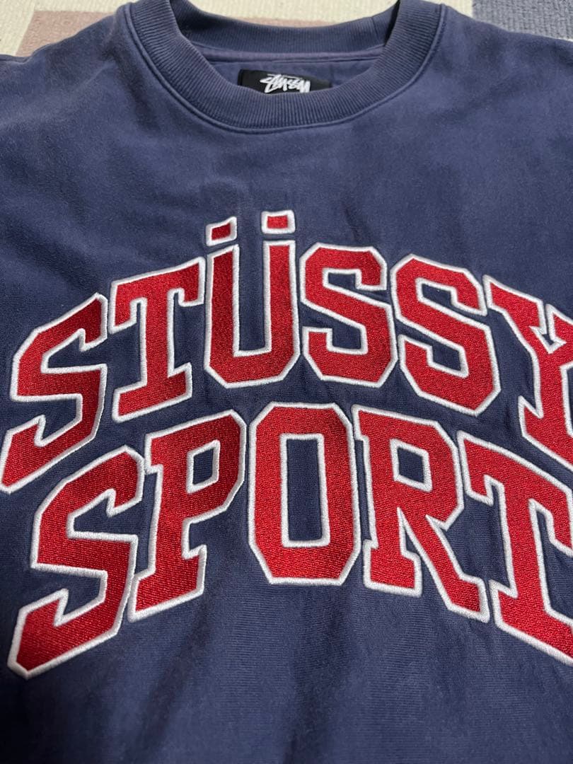 STÜSSY SPORT ネイビー M