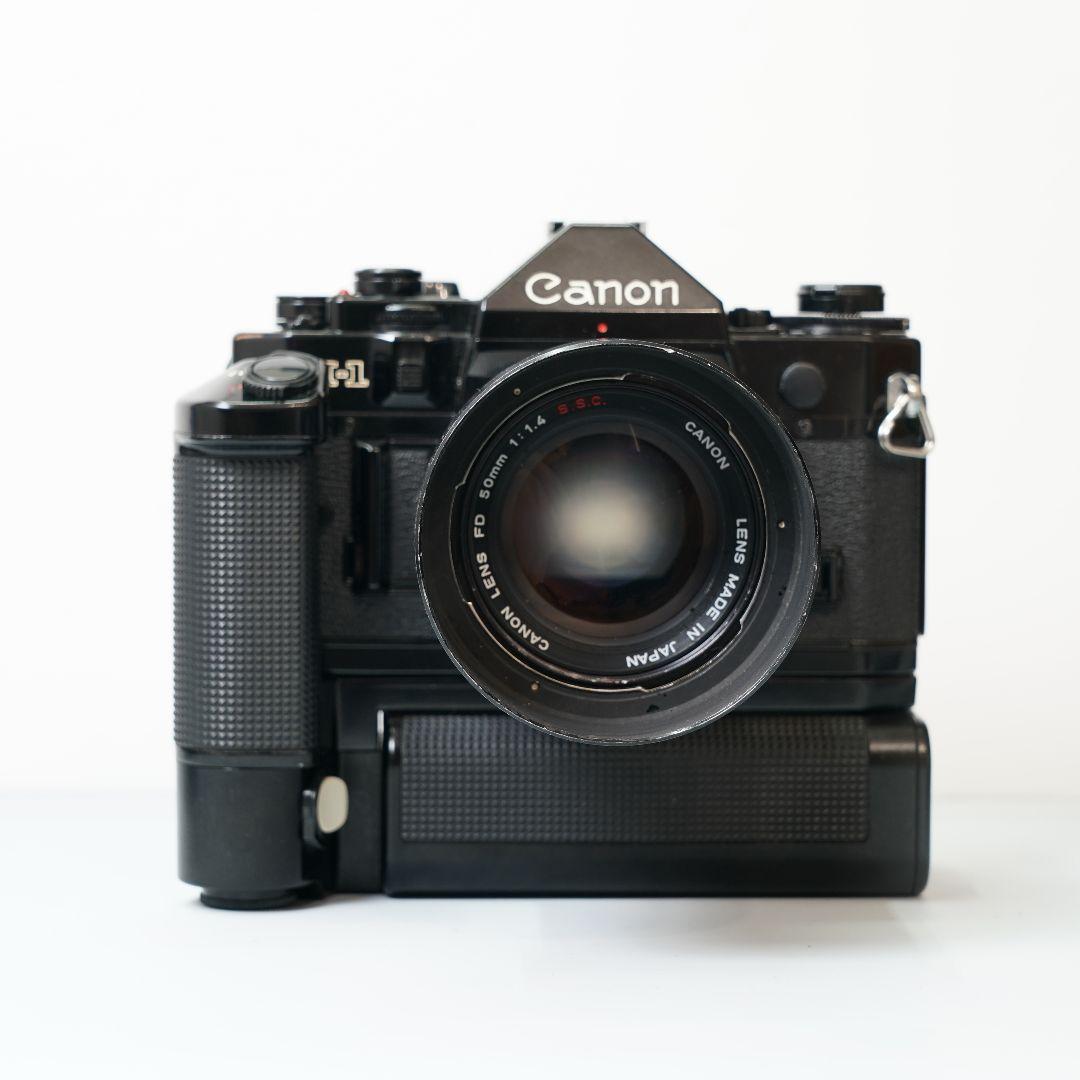 【美品】キヤノン A-1 モータードライブ FD 50mm F1.4 S.S.C