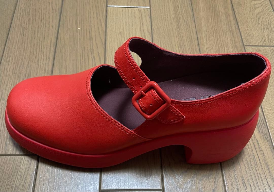 CAMPER ストラップサンダル　赤　40 25㎝　⭐︎