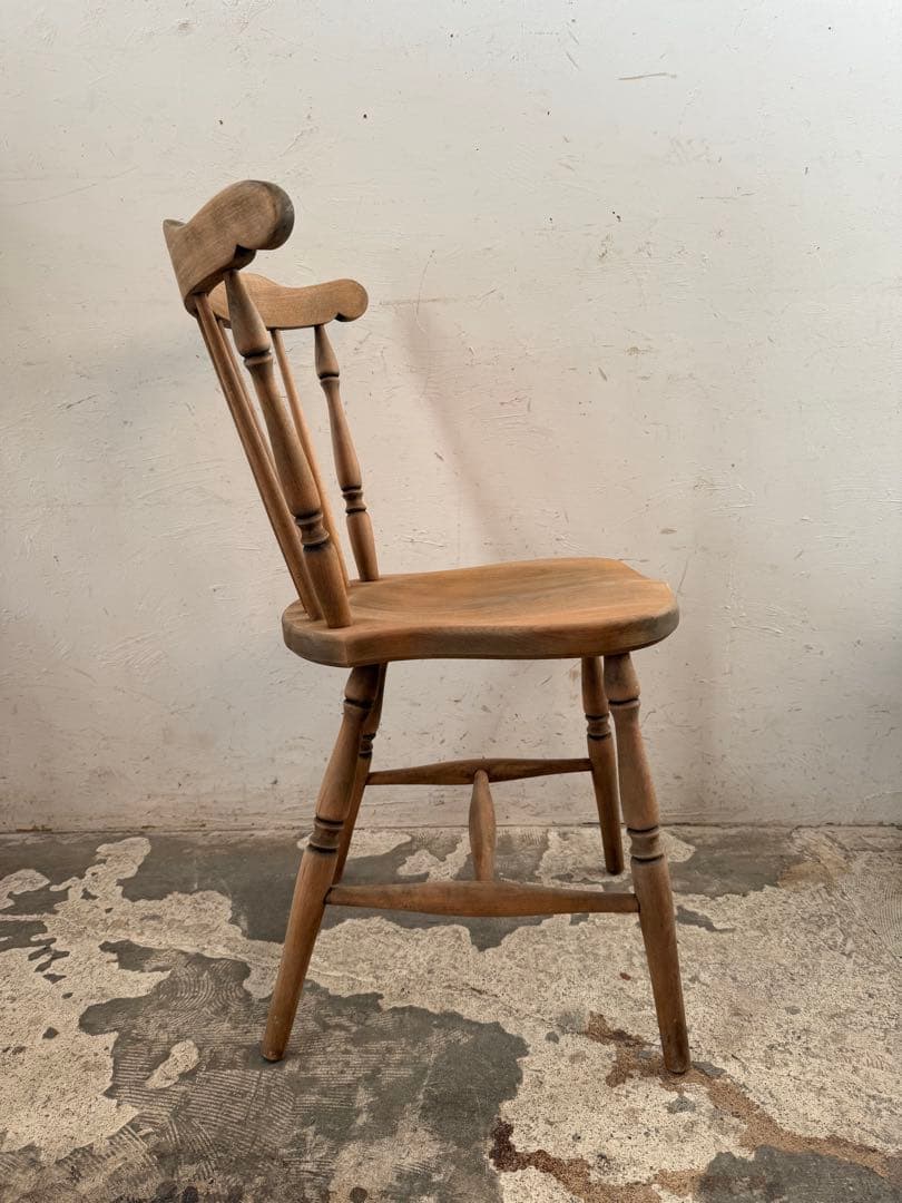 ビンテージ ダイニングチェア　カフェチェア 剥離 no1