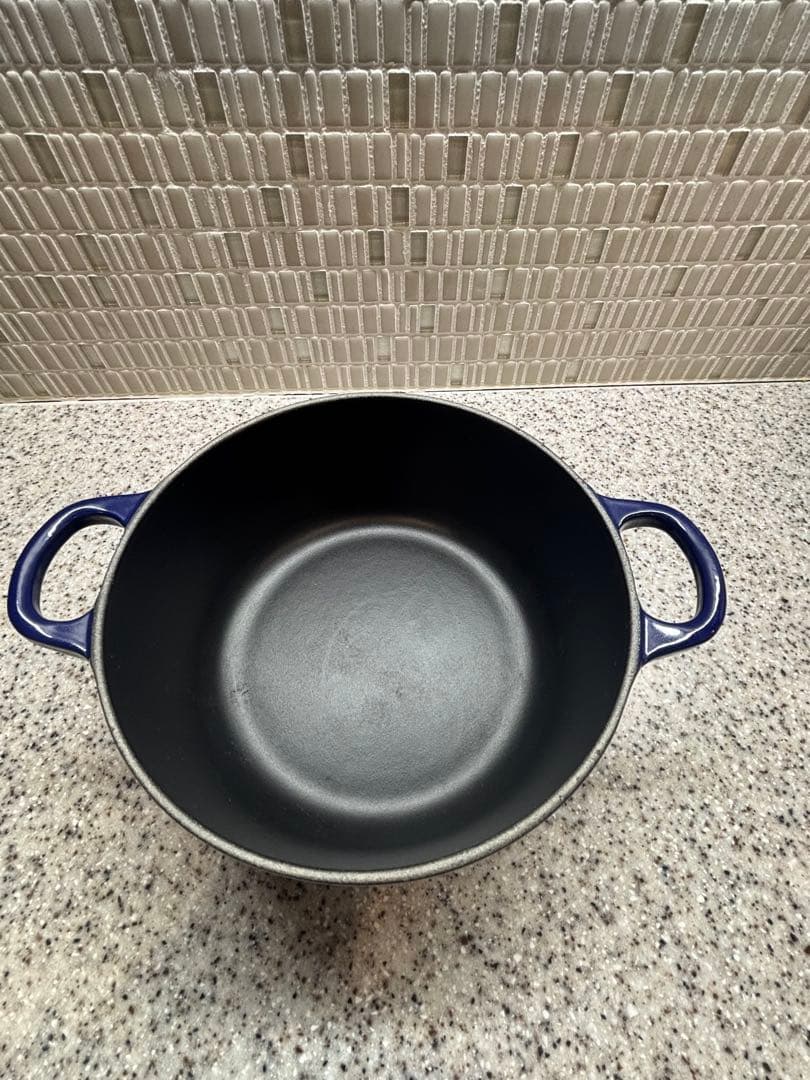 LE CREUSET ルクルーゼ 鍋　18cm ブルー