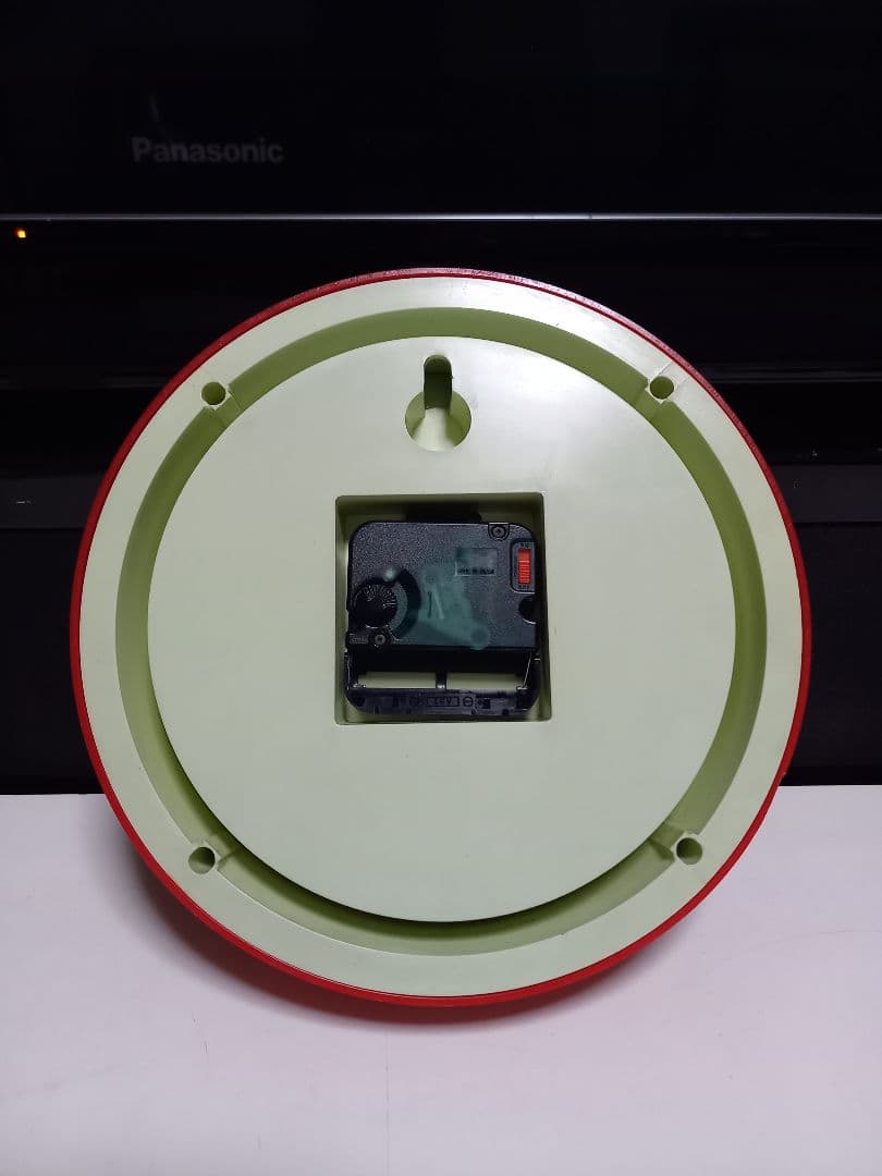 希少　1970s　ビンテージ　日本製　牛乳瓶　ポストモダン　アート　クロック