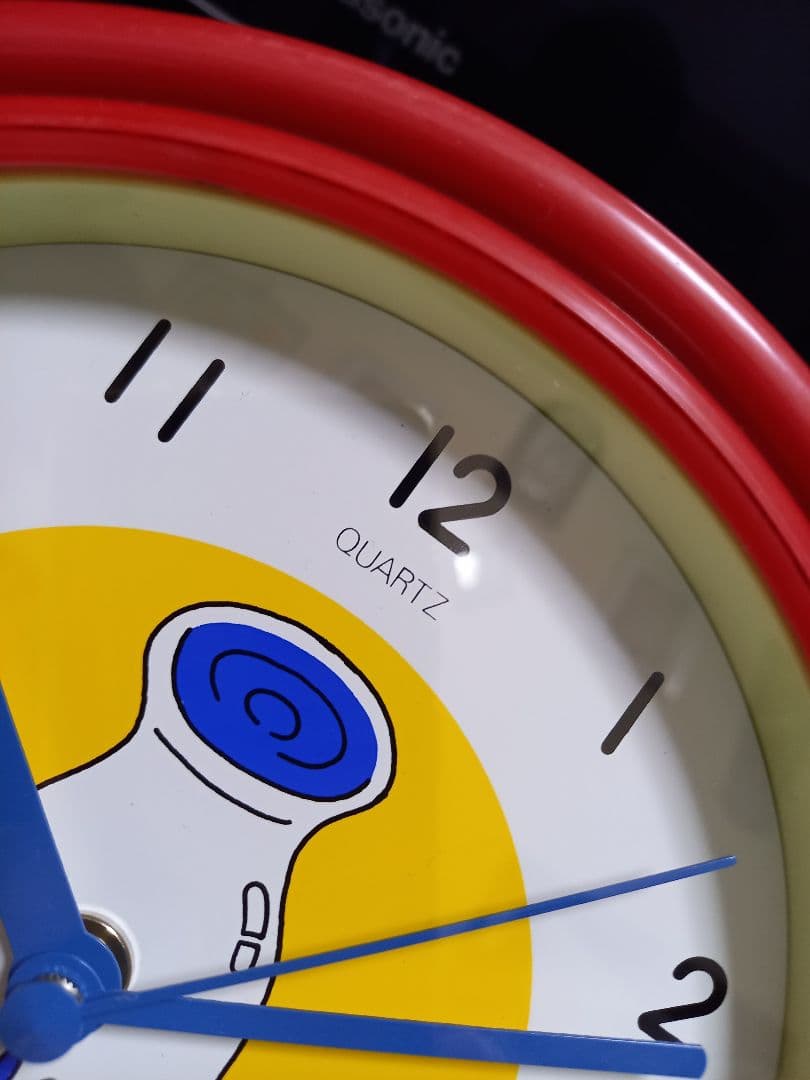 希少　1970s　ビンテージ　日本製　牛乳瓶　ポストモダン　アート　クロック