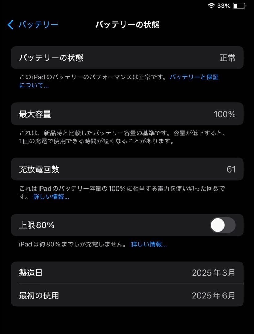 iPad Wi-Fi128GBブルー美品