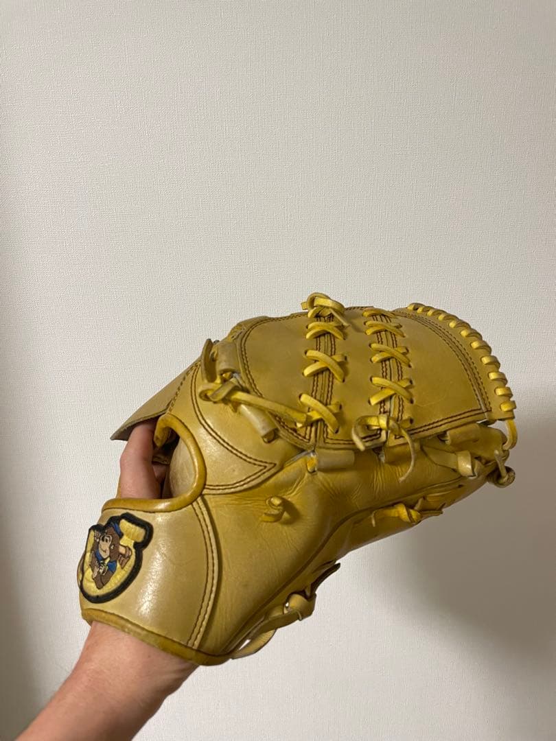 ごりら印の野球道具　硬式投手用グローブ　SKR型