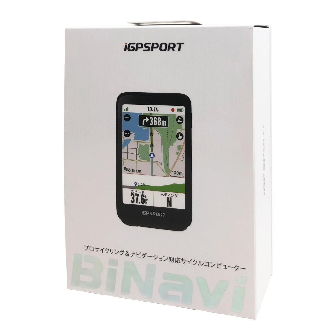 ①iGPSPORT BiNavi【ブラック】（日本語対応）ナビゲーションサイコン