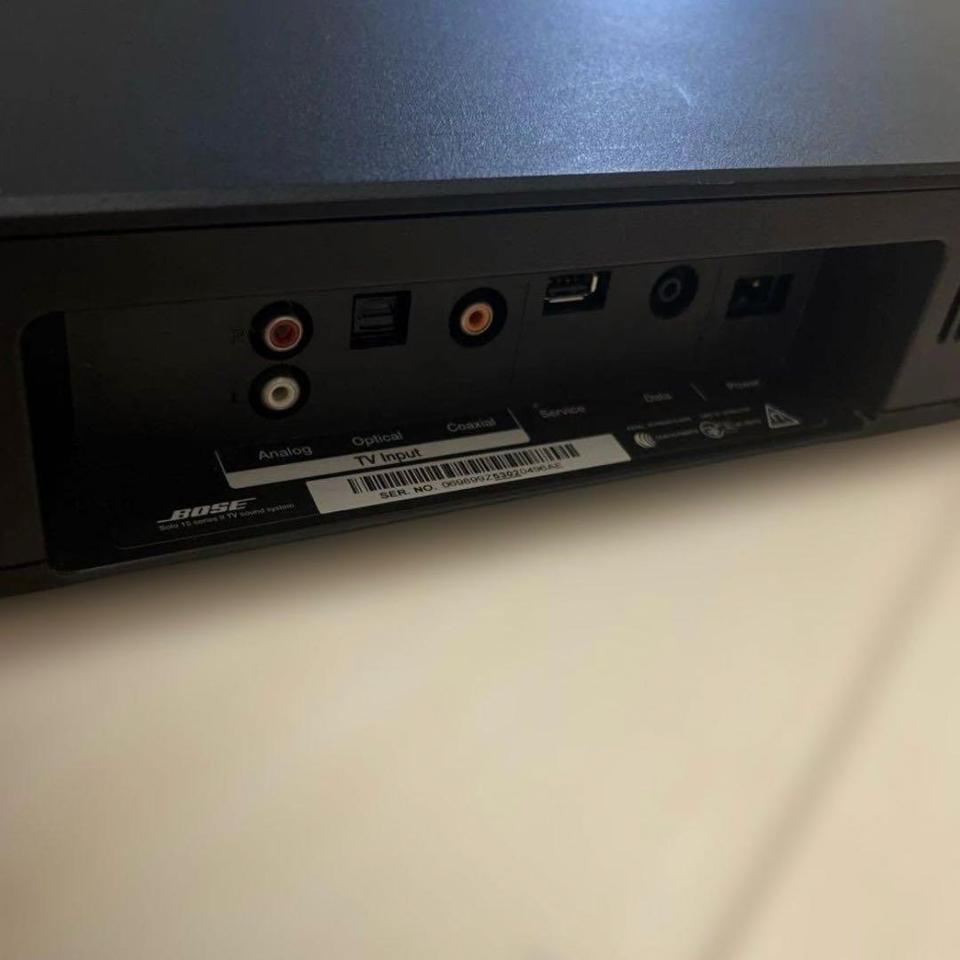 【極美品】BOSE SOLO15 SeriesⅡ TV サウンドシステム