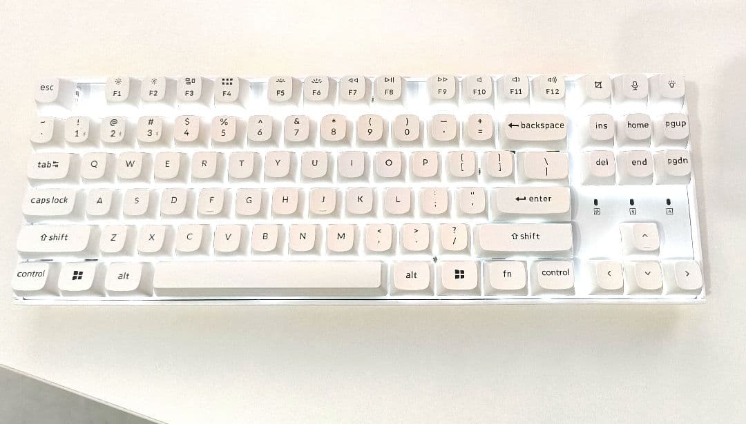 Keychron K8 Pro US配列 茶軸 ホワイト