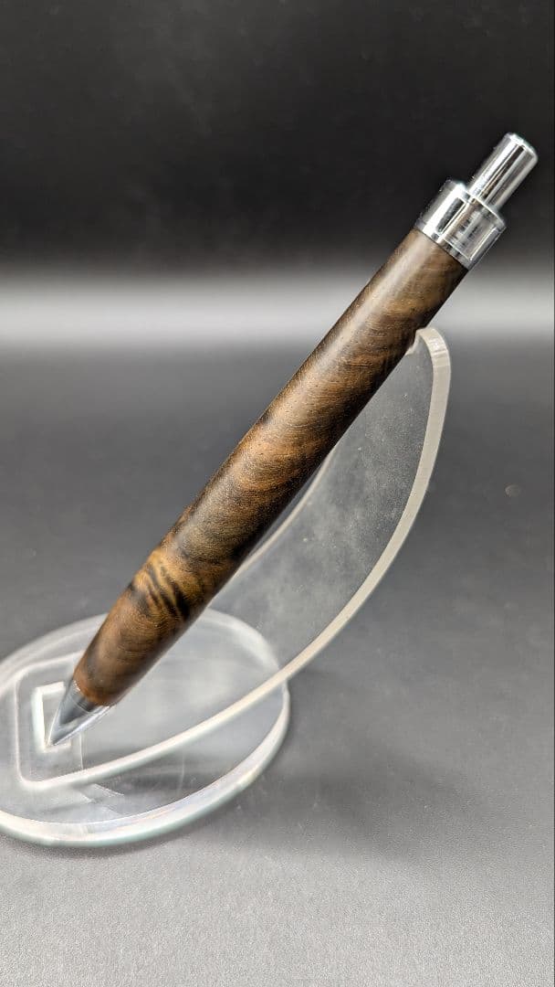 444極上サイアミーズローズウッド　シアメース　マイクロカーリー　木軸シャーペン