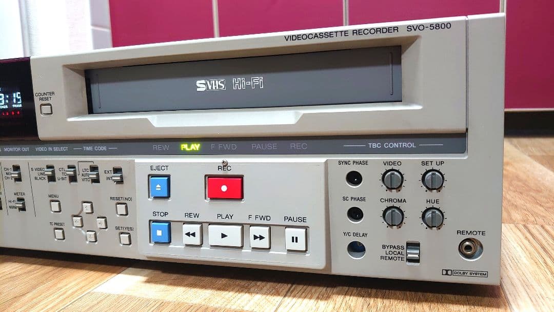 ★【中古/動作品 】★ SONY SVO-5800/S-VHS/再生確認済み】