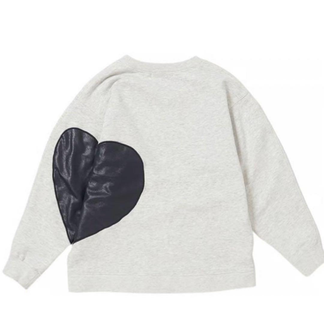 nknit ♡pattern pullover sweat ハートスウェット