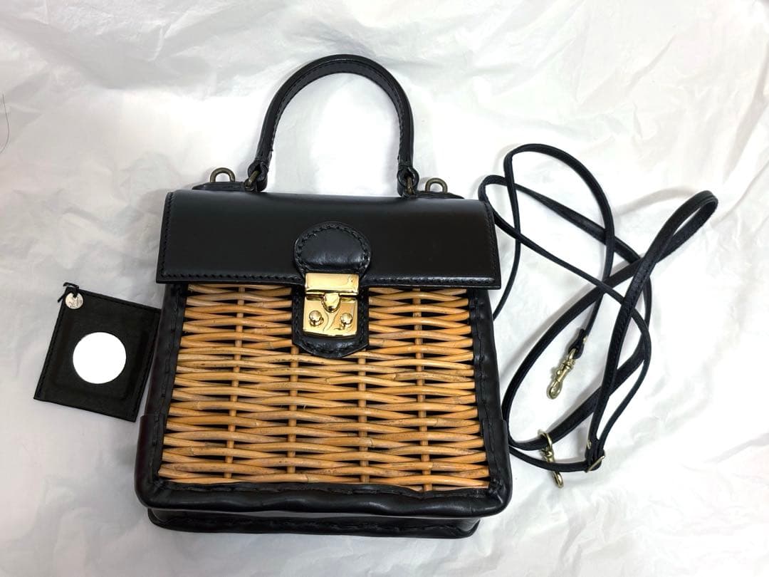 エバゴス　かっちりバッグ　ケリーミニS ※ショルダーストラップ欠品