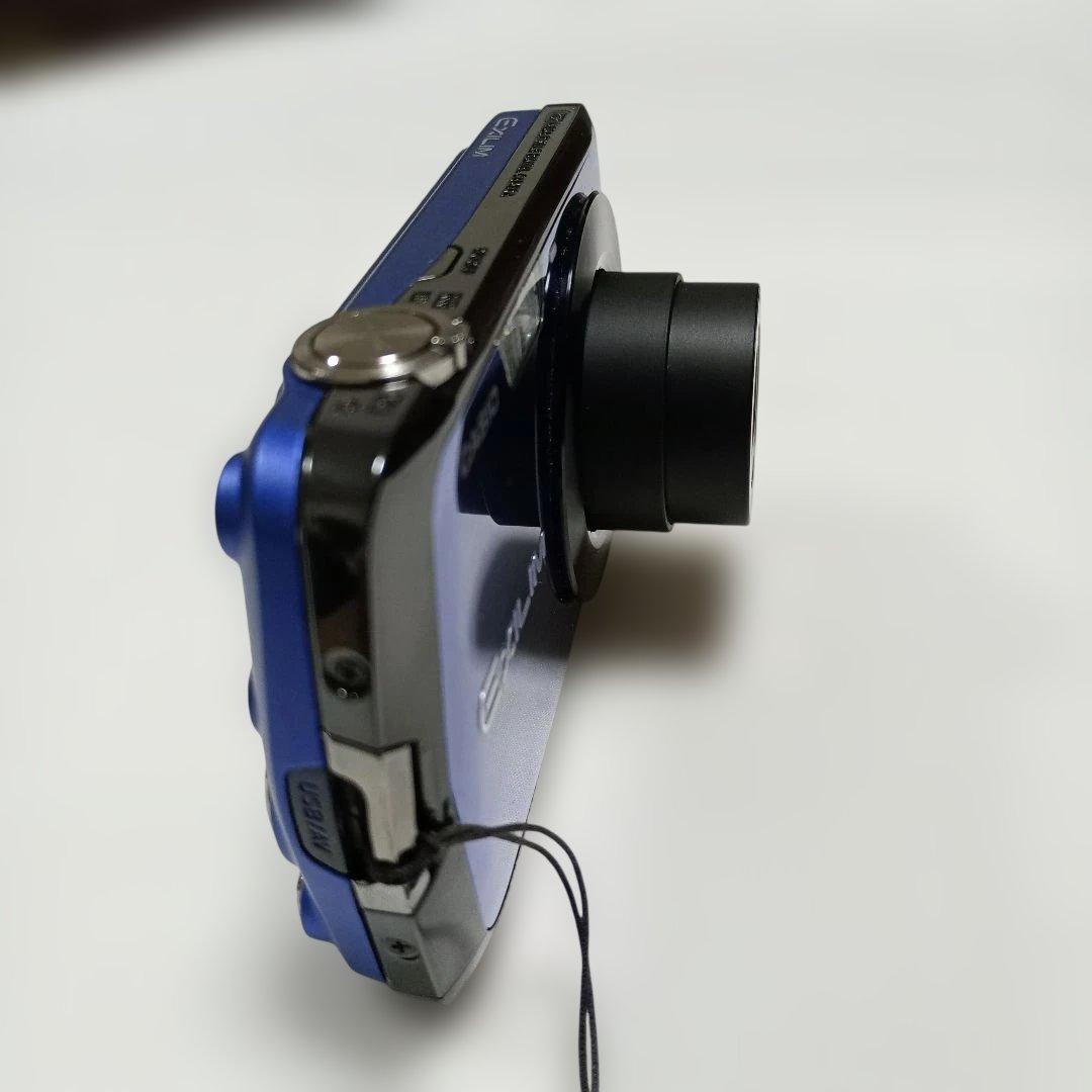 【美品】デジタルカメラ　CASIO　EXILIM EX-Z330　ブルー　中古