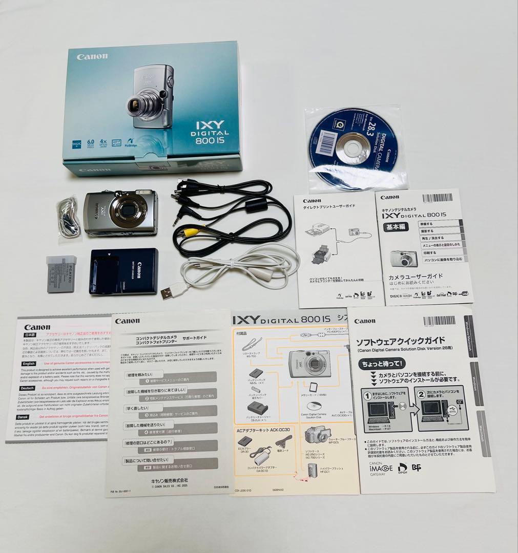 Canon IXY DIGITAL 800IS 新品バッテリーあり　動作確認すみ