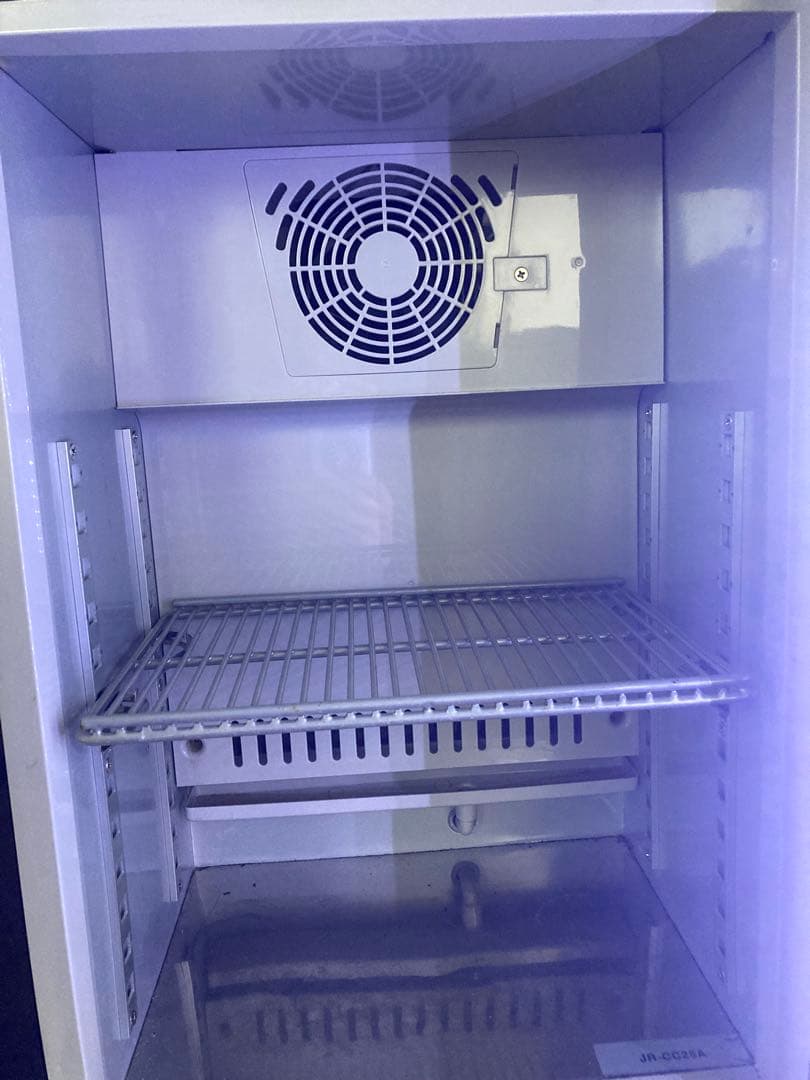 ジャンク品　Coca-Cola 冷蔵庫 青色LED照明付き