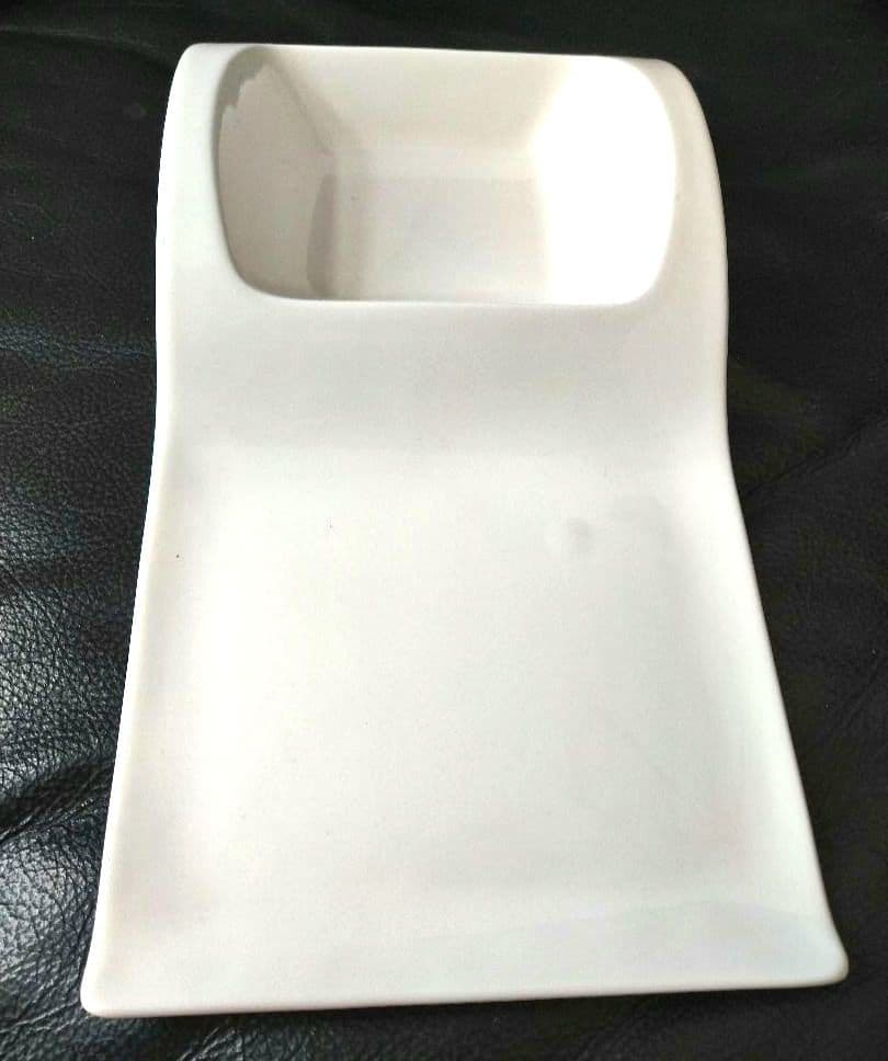 ■ホームパーティーにお薦め♥素敵なディスプレイ♥２ステージウェーブデザイン2長皿