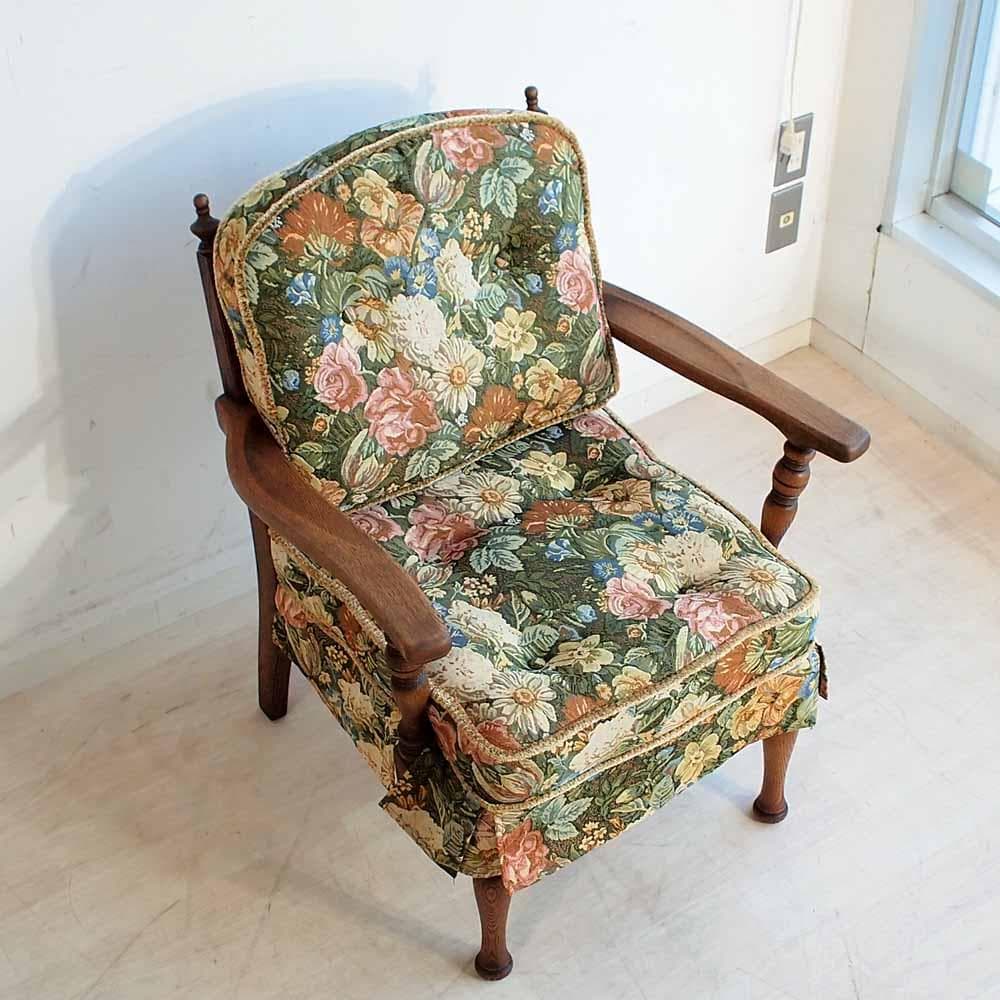 オークショップ 豊田たんす 1人掛けソファ A アームチェア ZR24359